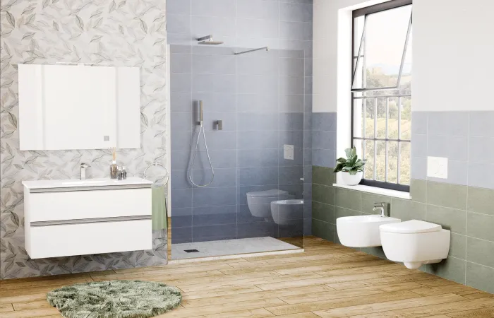 Ambientazione Easy Salvia per Bagno